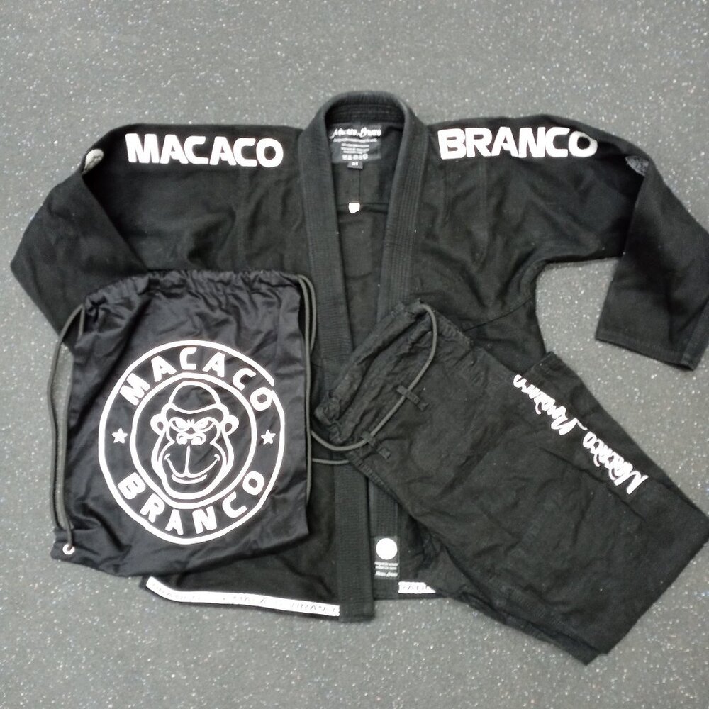 Macaco Branco BJJ Kimono Pants & Gi Black Size A1